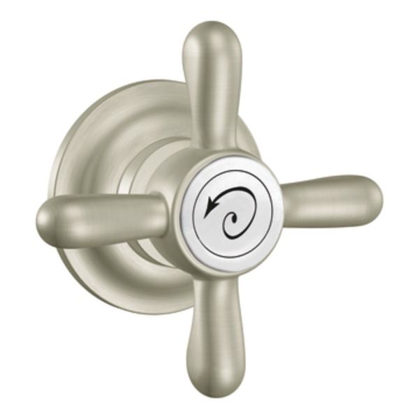 Moen YB8401 Creative Specialties Weymouth Reversible Tank Lever with Metal Cross Handle - Brushed Nickel